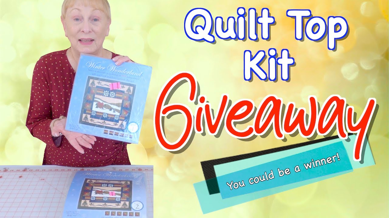 Quilt Top Kit Giveaway | The Sewing Room Channel