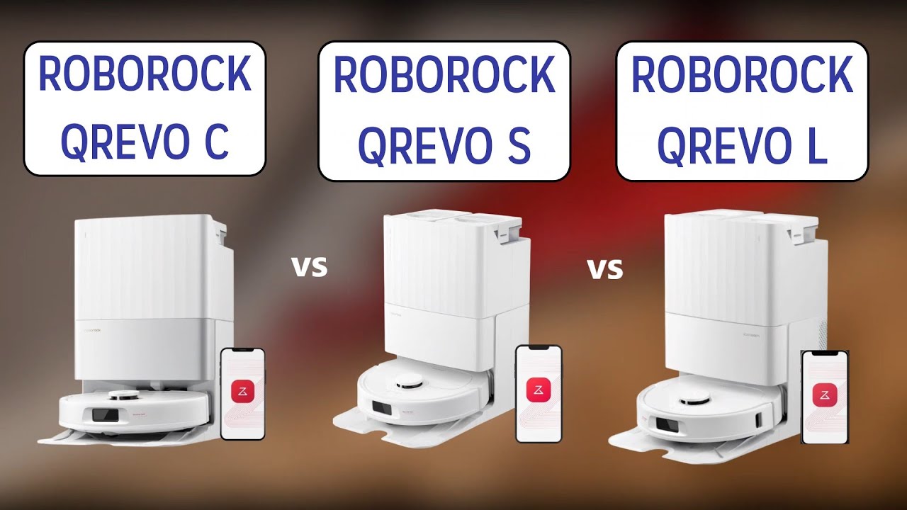 Сравнение Roborock Qrevo C, Qrevo S и Qrevo L — характеристики