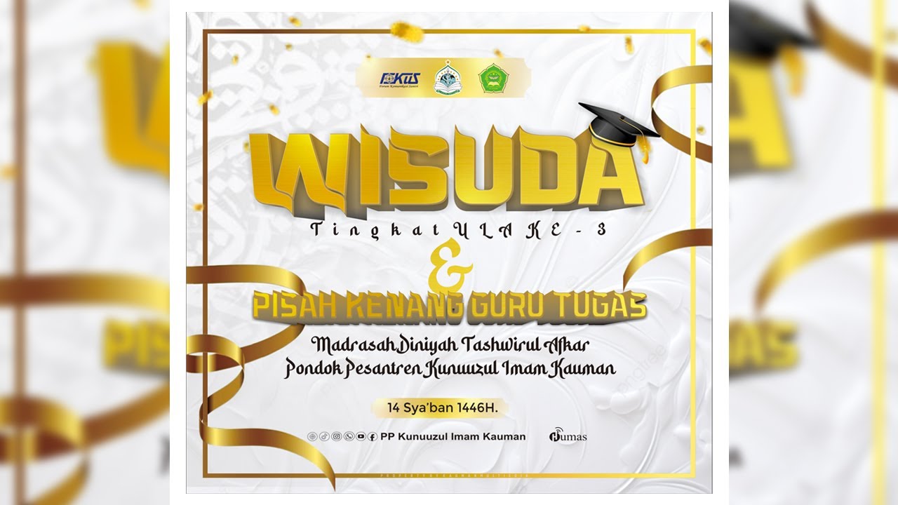 🔴LIVE WISUDA TINGKAT ULA KE-3 & PISAH KENANG GURU TUGAS SIDOGIRI