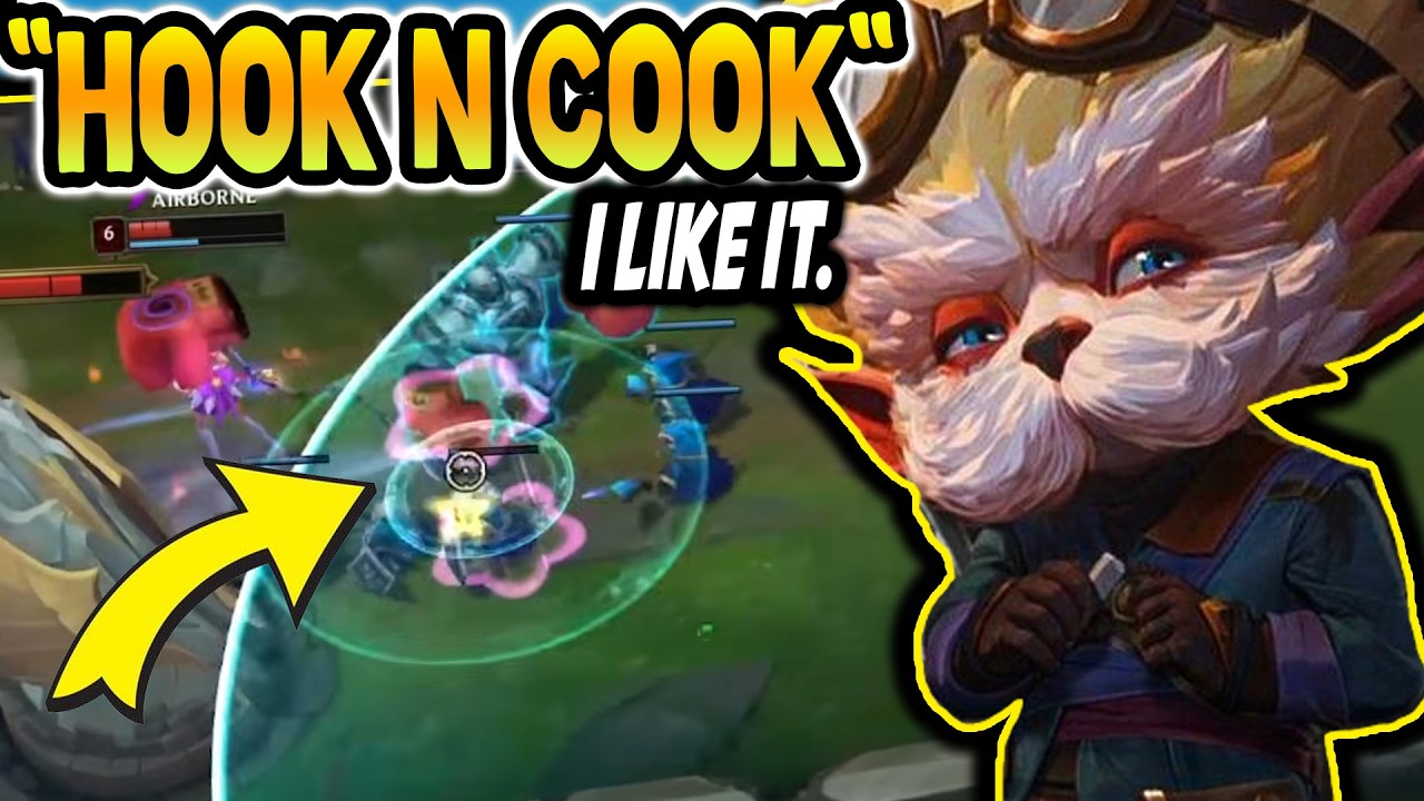 Heimerdinger botlane..but we HOOK N COOK! (EASY LP IN DIAMOND RANK)