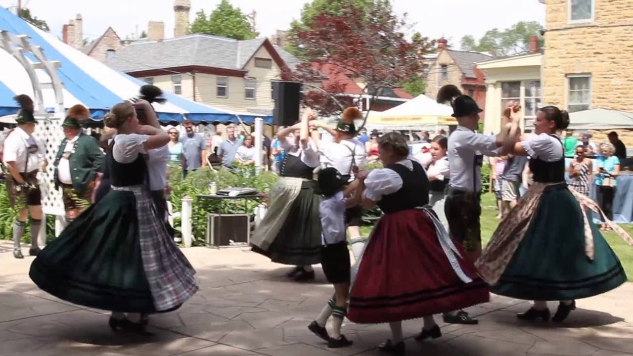 Traditional German dancing at Germanic American Institute, St Paul, MN