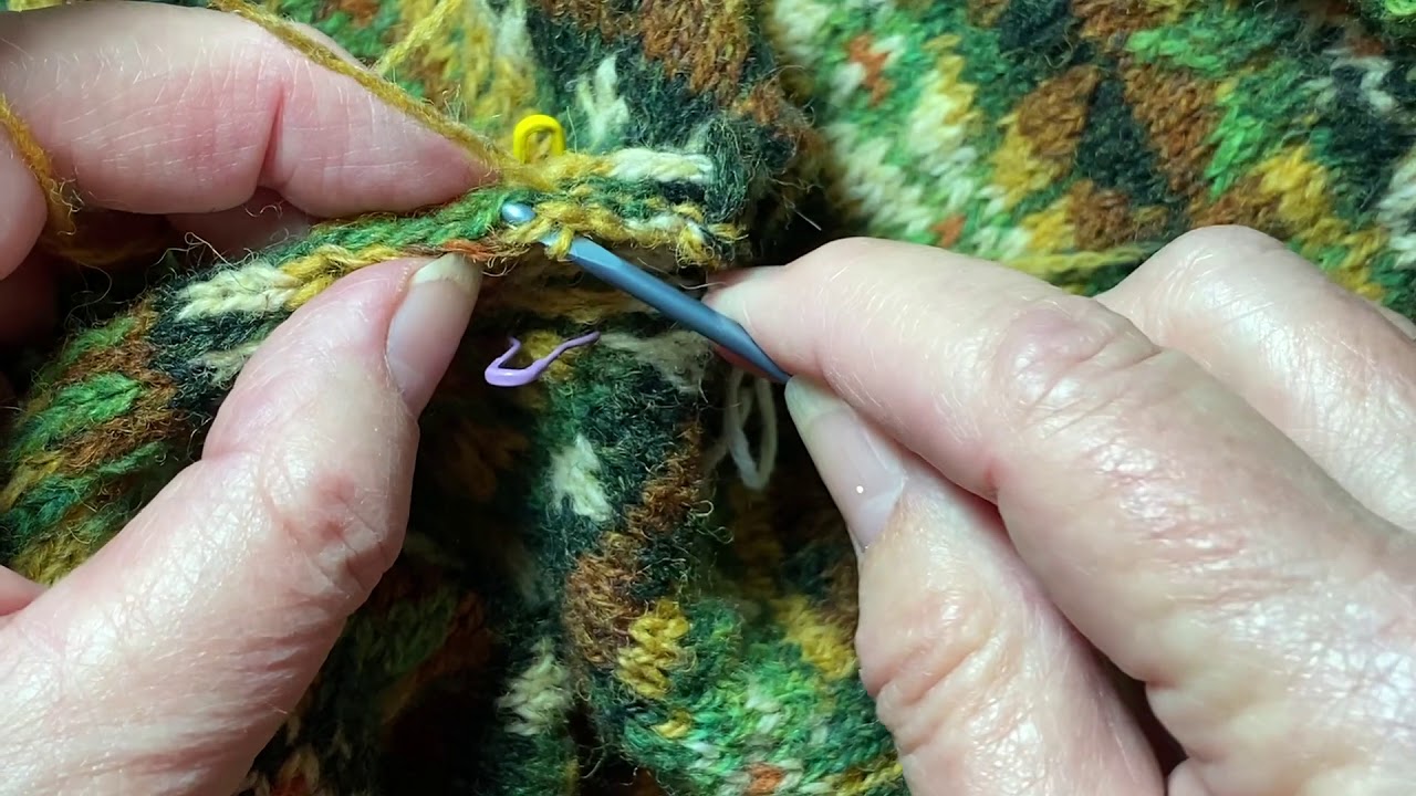 Crocheting Armhole Steek
