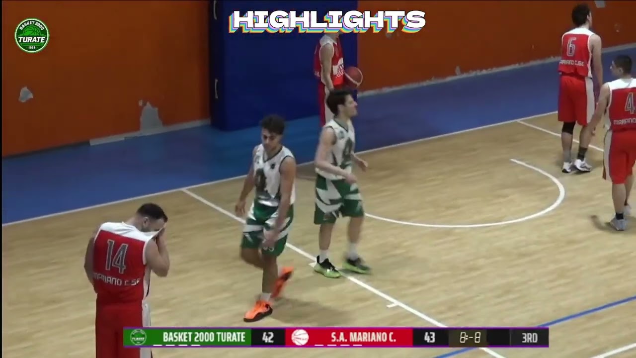 HIGHLIGHTS DR3 BASKET 2000 TURATE - S.A. MARIANO C VEN 06-03-2026 21:15