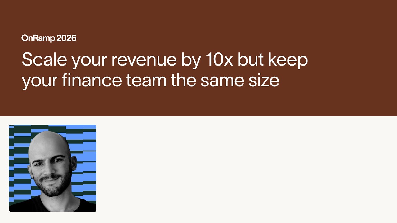 Scale your revenue by 10x but keep your finance team the same size
