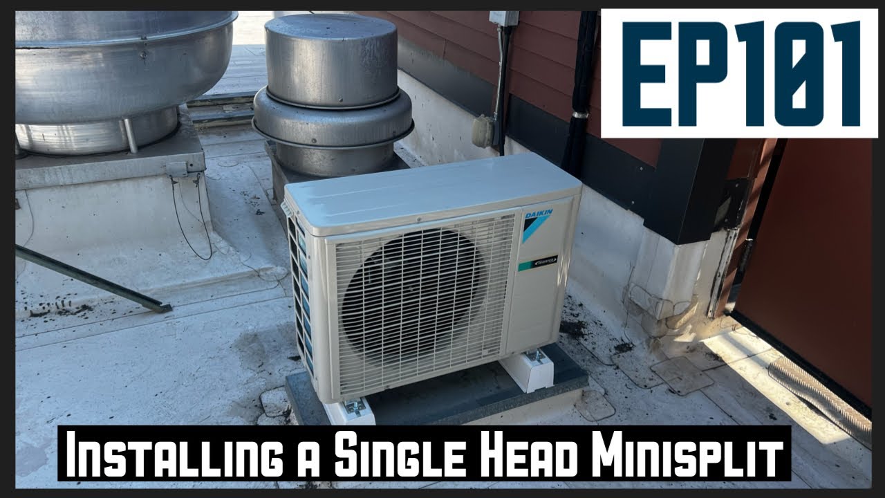 How to Install a New Daikin Single Head Minisplit EP101