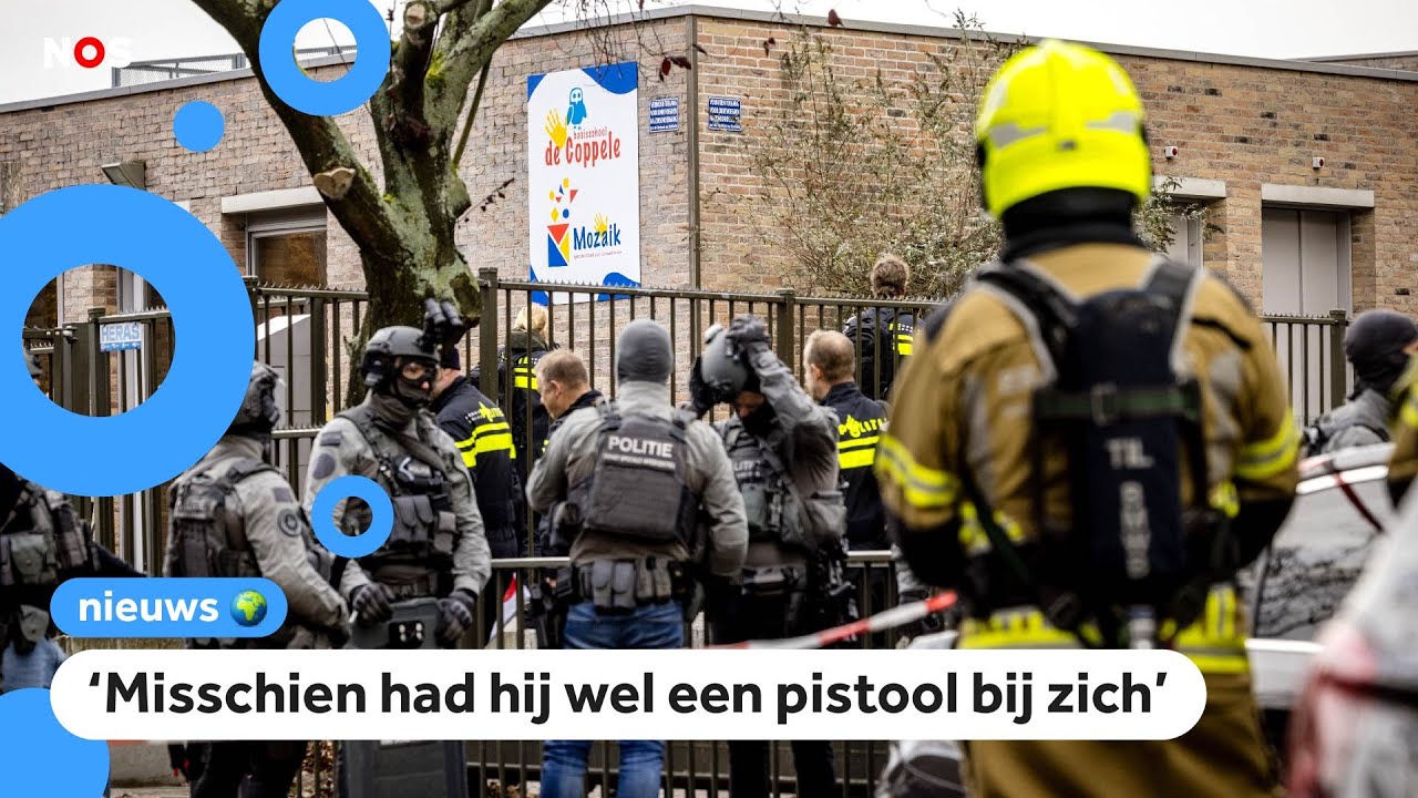 Grote politie-actie naar agressieve man die basisschool binnenliep