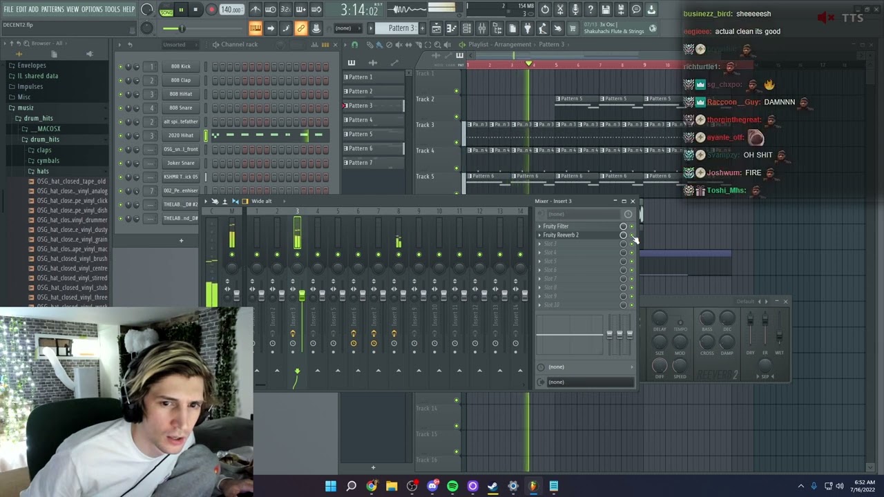 xQc Creates His Own Song with Vocals in FL Studio