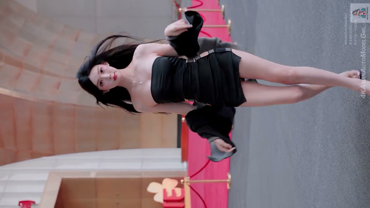 4K 2025 上海车展 Shanghai Auto Salon 外拍 #妍希 網紅車模 레이싱모델 Beautyleg Racing Model オートサロン  fancam  #여자모델