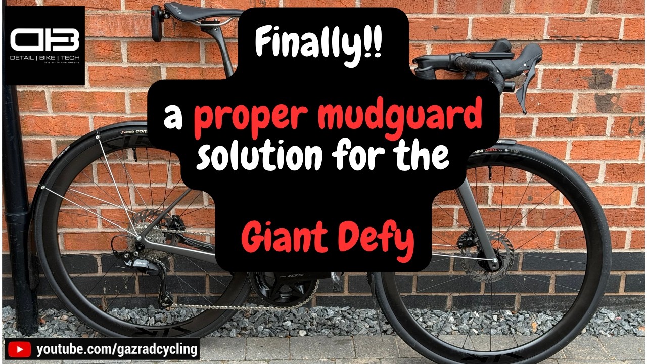 Giant Defy in 2026 there's finally a proper mudguard solution