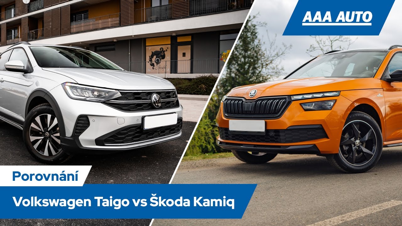 Porovnanie vozů - Škoda Kamiq a Volkswagen Taigo