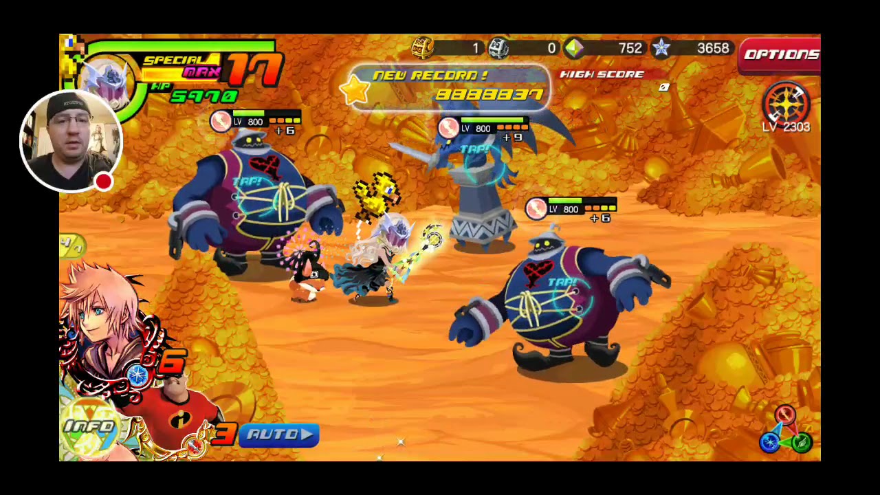 Kingdom Hearts Union X: Bob and Jack Jack High Score Challenge First Playthrough!