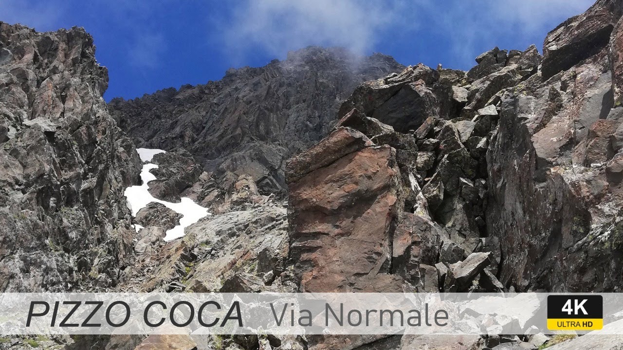 Pizzo Coca 3050m.- Dalla bocchetta dei Camosci