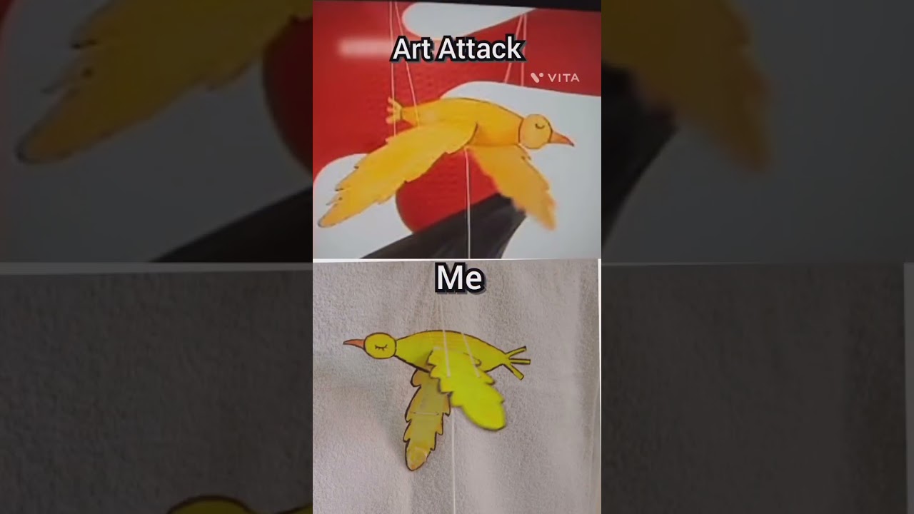 I make craft from art Attack#shorts