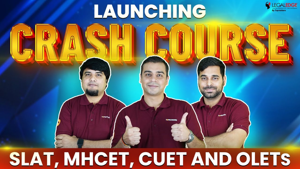Launching Free Crash Course for SLAT, MHCET, CUET and Other Law Entrances | LegalEdge