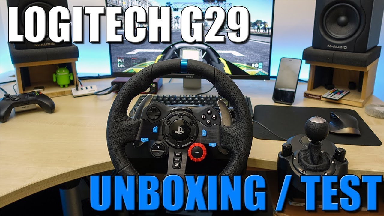 LOGITECH G29 : UN VOLANT POUR PS4 - Unboxing + Test [FR]