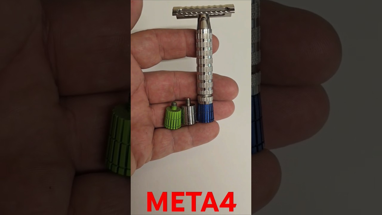 phoenix artisan acoutrements  META-4 Safety Razor  Flare Tip  316 L Stainless