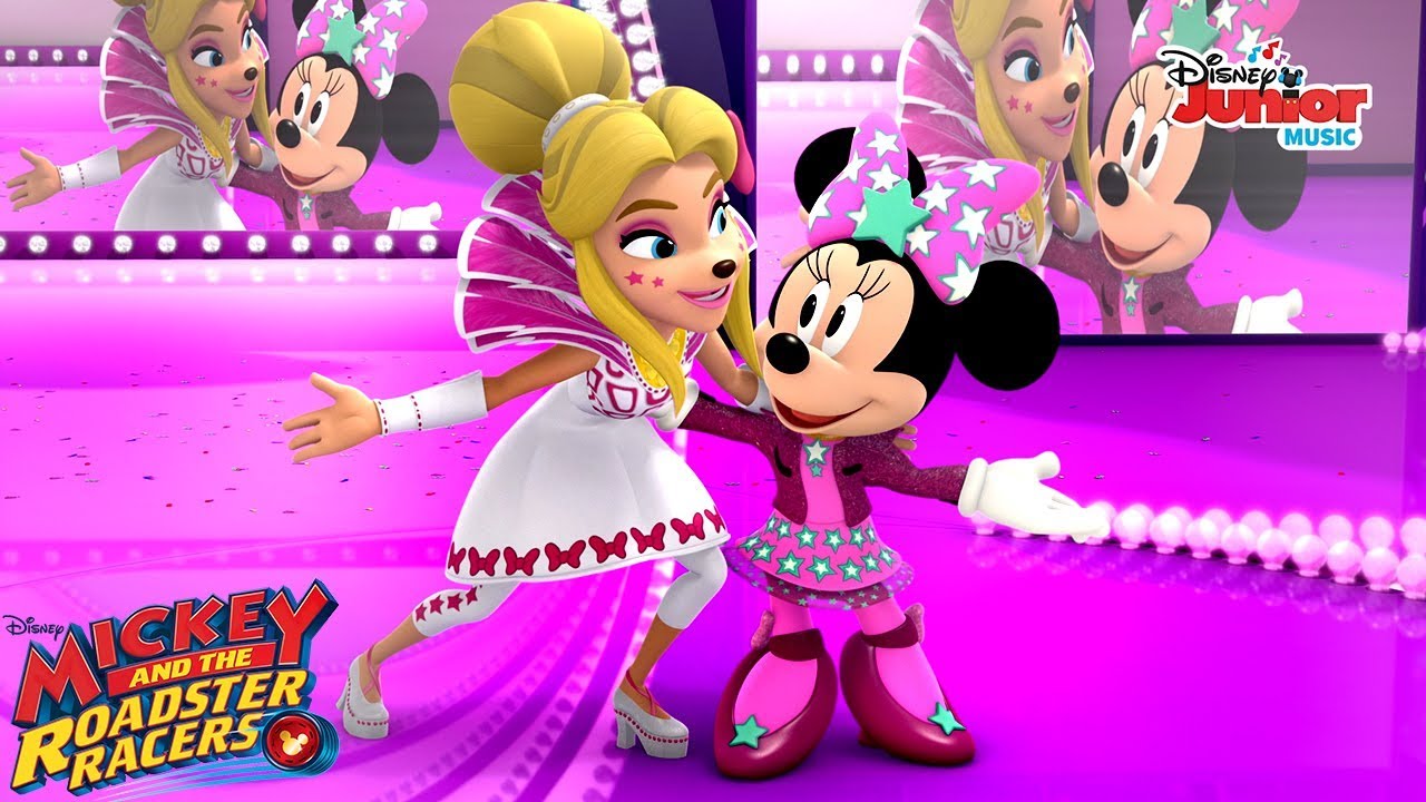 Minnie Mouse Music Video  🎶 | Bow Be Mine 🎀 | Mickey and the Roadster Racers | @disneyjr