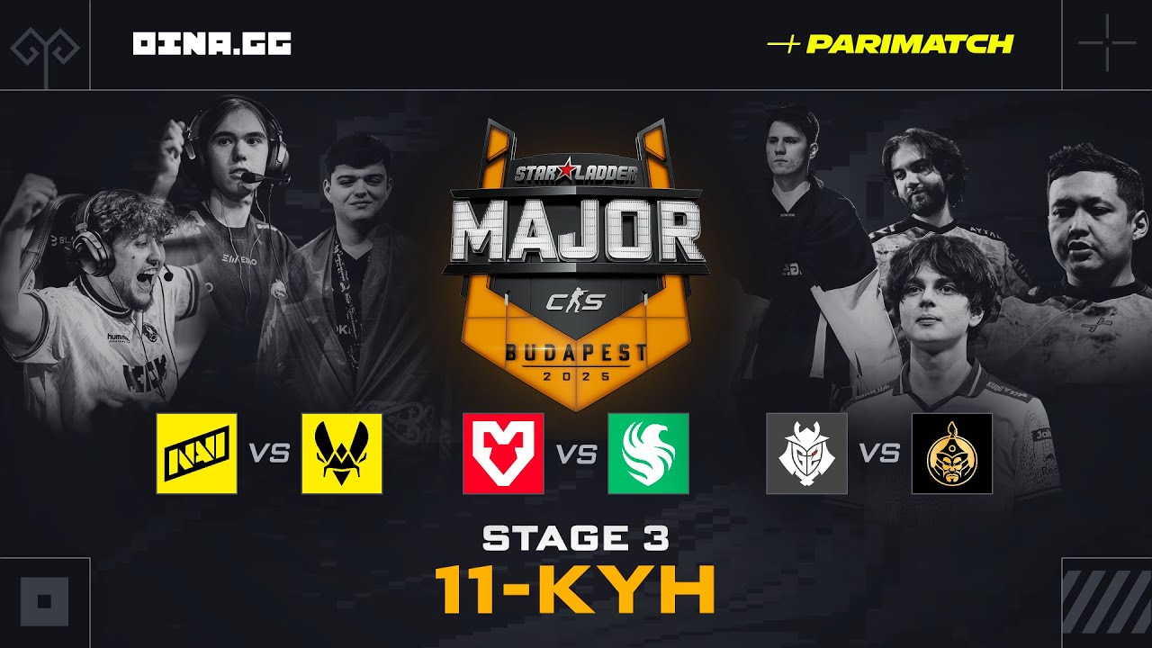[KZ] StarLadder Budapest major 2025 - 3 stage | G2 vs Mongolz bo3