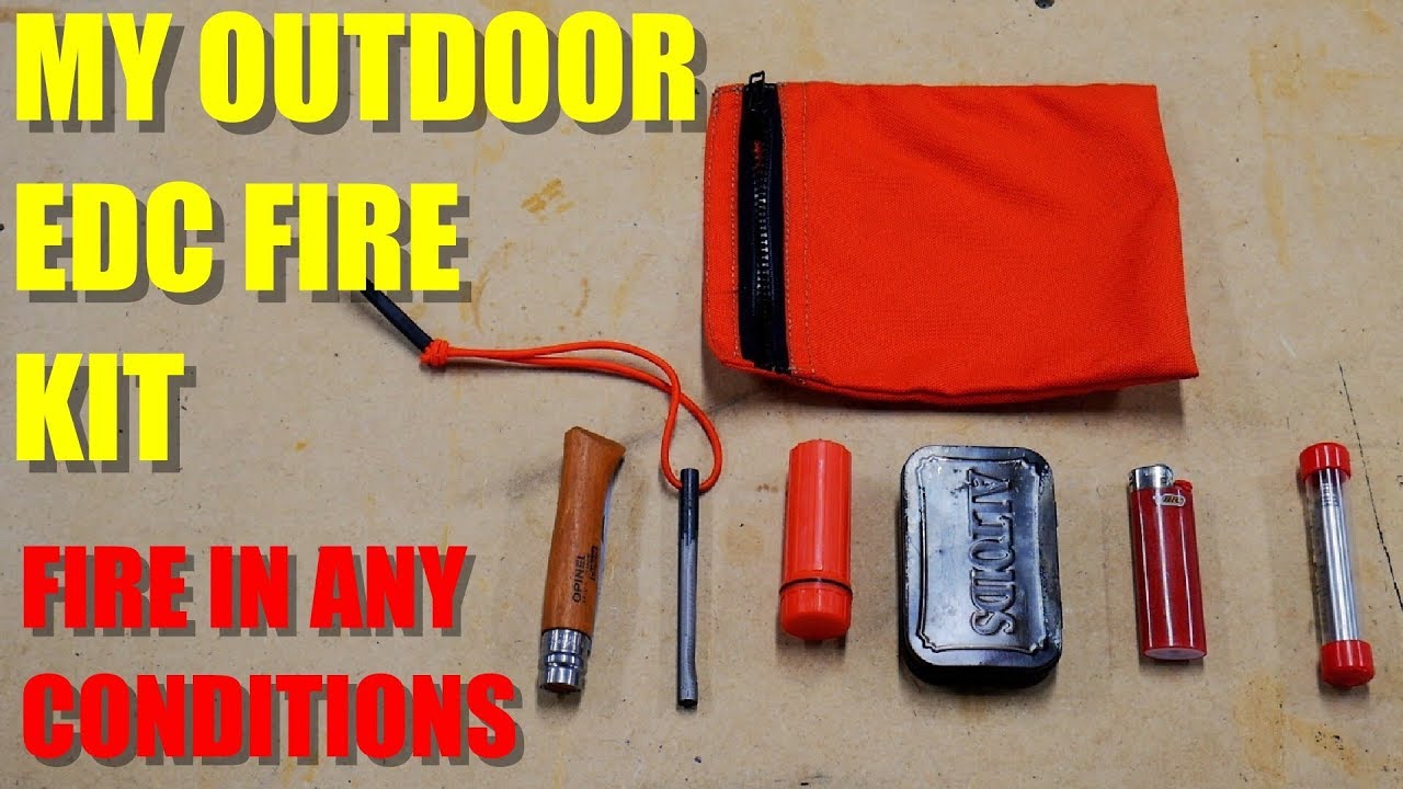 Мой набор для костра Outdoor EDC 2018 — разжигает огонь в любых условиях