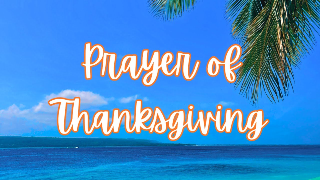 Lord, thank you for everything!