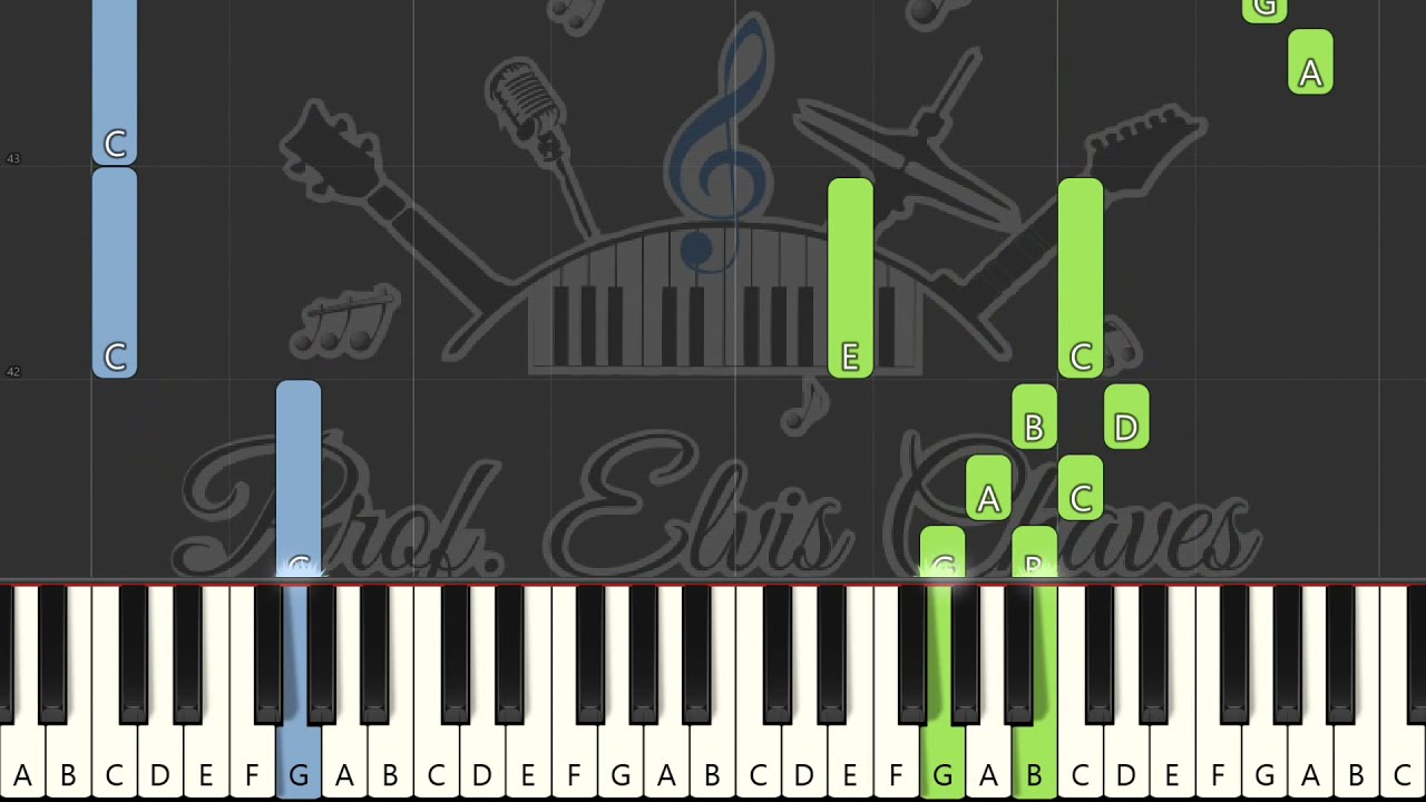 🎹 Estrada da vida - 4024 - José Rico - Tutorial Teclado Fácil 2