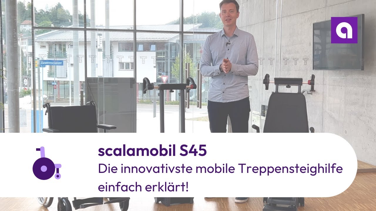 scalamobil S45: Die innovativste mobile Treppensteighilfe 2024 - Einfach erklärt!