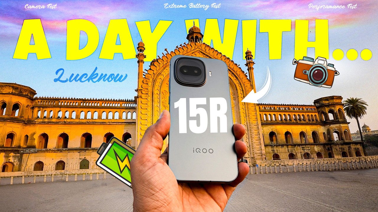 iQOO 15R Real Life Battery Drain Test & Camera Test