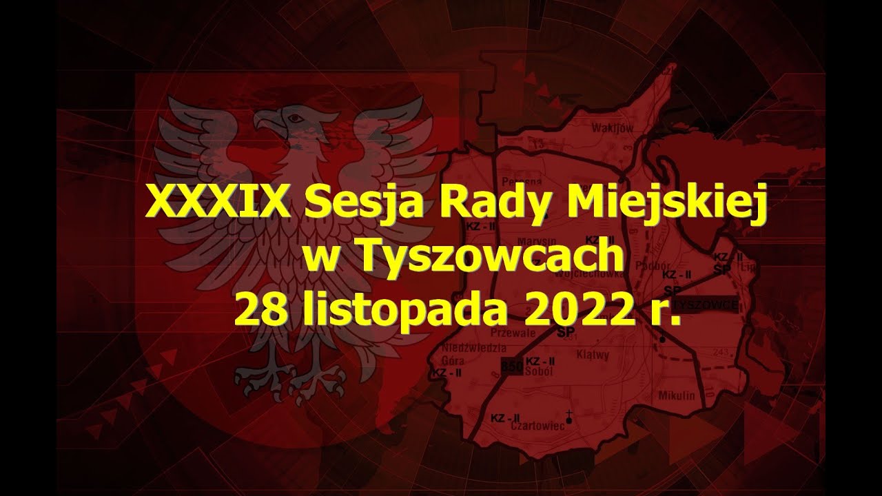 XXXIX Sesja Rady Miejskiej w Tyszowcach