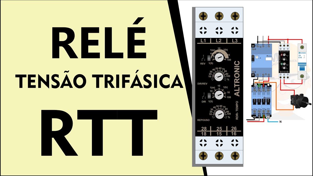 Relé de Tensão Trifásica - RTT