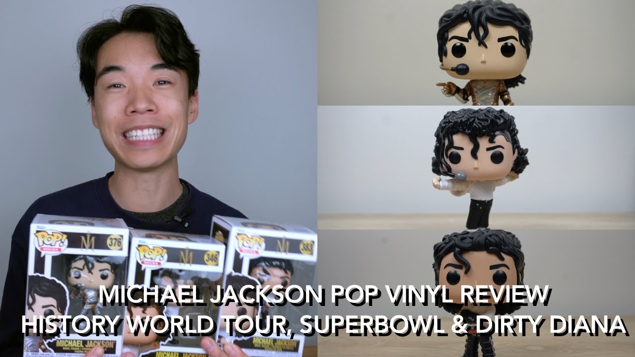 New Michael Jackson Pop Vinyl Review - HIStory World Tour, Superbowl and Dirty Diana Figures