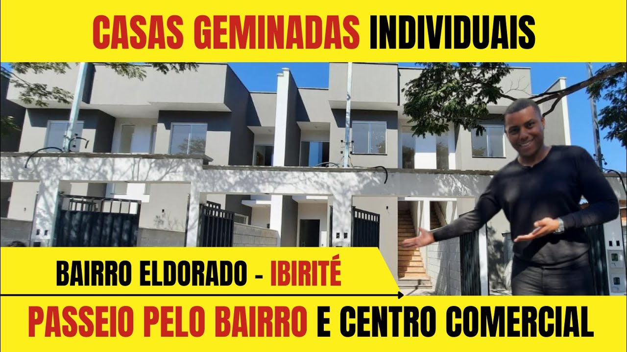 Casas Geminadas - Bairro Eldorado - Centro Comercial