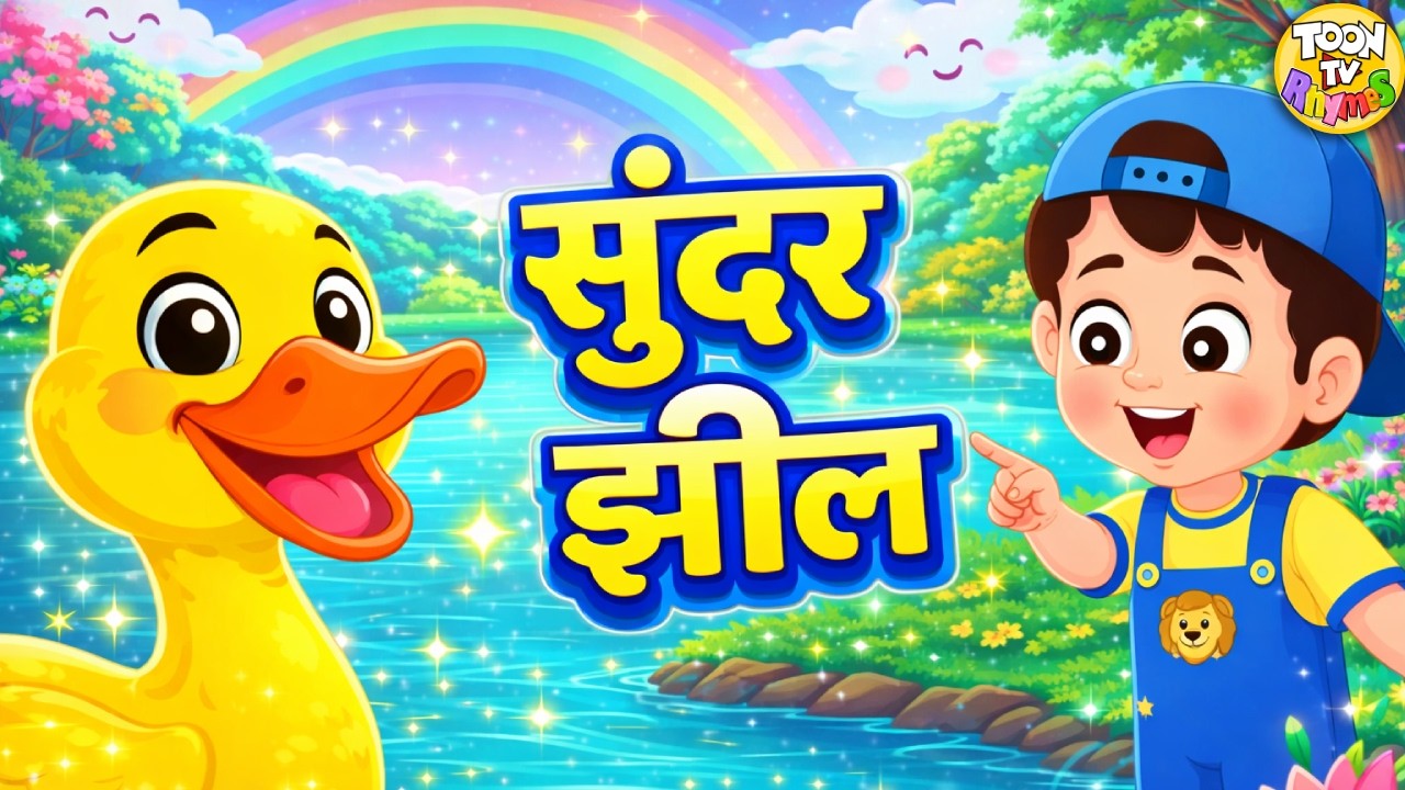 सुंदर झील प्यारी झील 🐤 Hindi Nursery Rhyme | Kids Songs | ToonTV