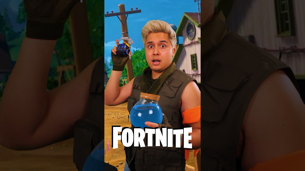 I CHUGGED a BIG SHIELD 💦 | #ASMR #Fortnite #shorts