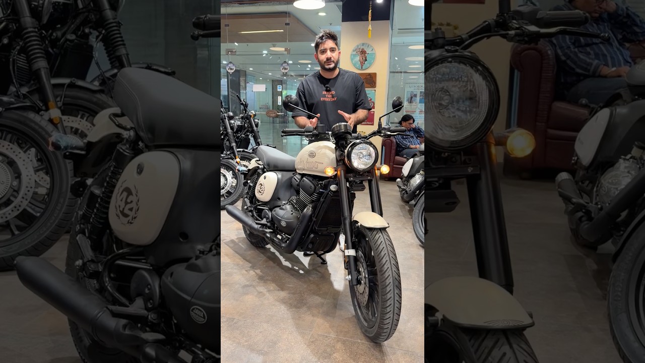 New Jawa 42 Ivory On-Road Price & Exhaust Note🔥 #jawa #jawa42