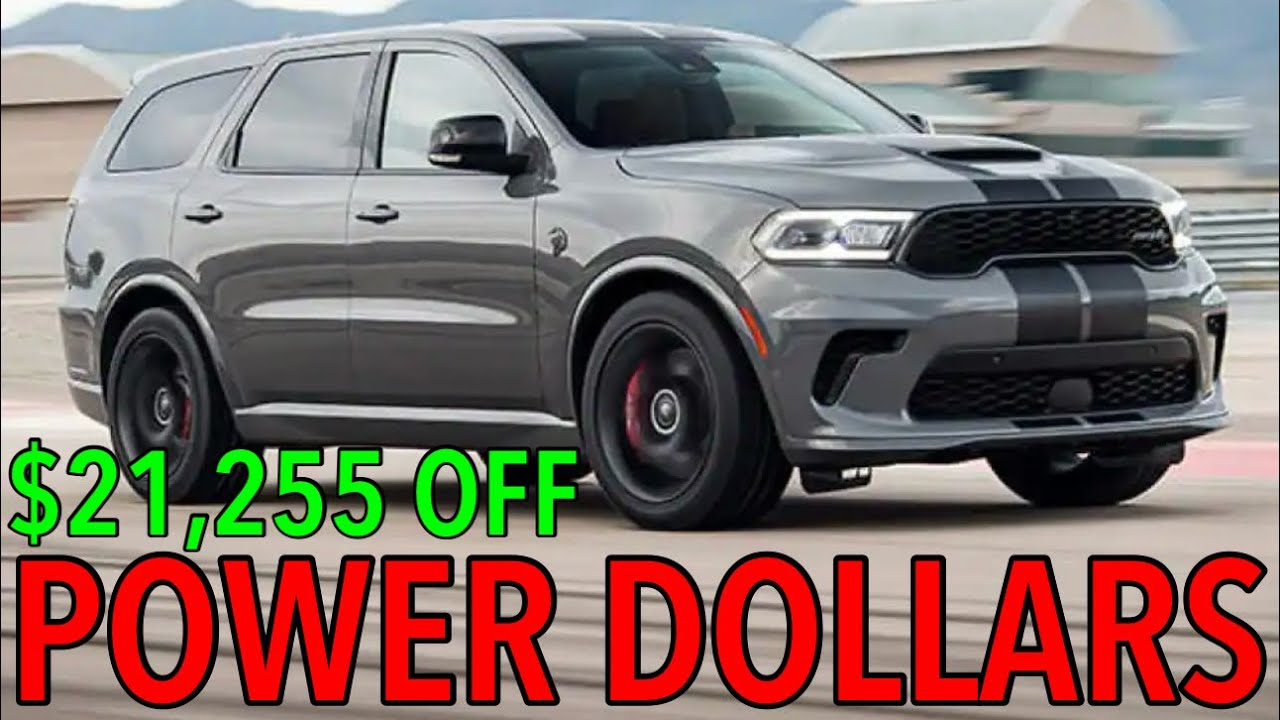 CRAZY DISCOUNTS on 2024 Dodge Durango RT, SRT 392, SRT Hellcats - Huge Stellantis Incentives