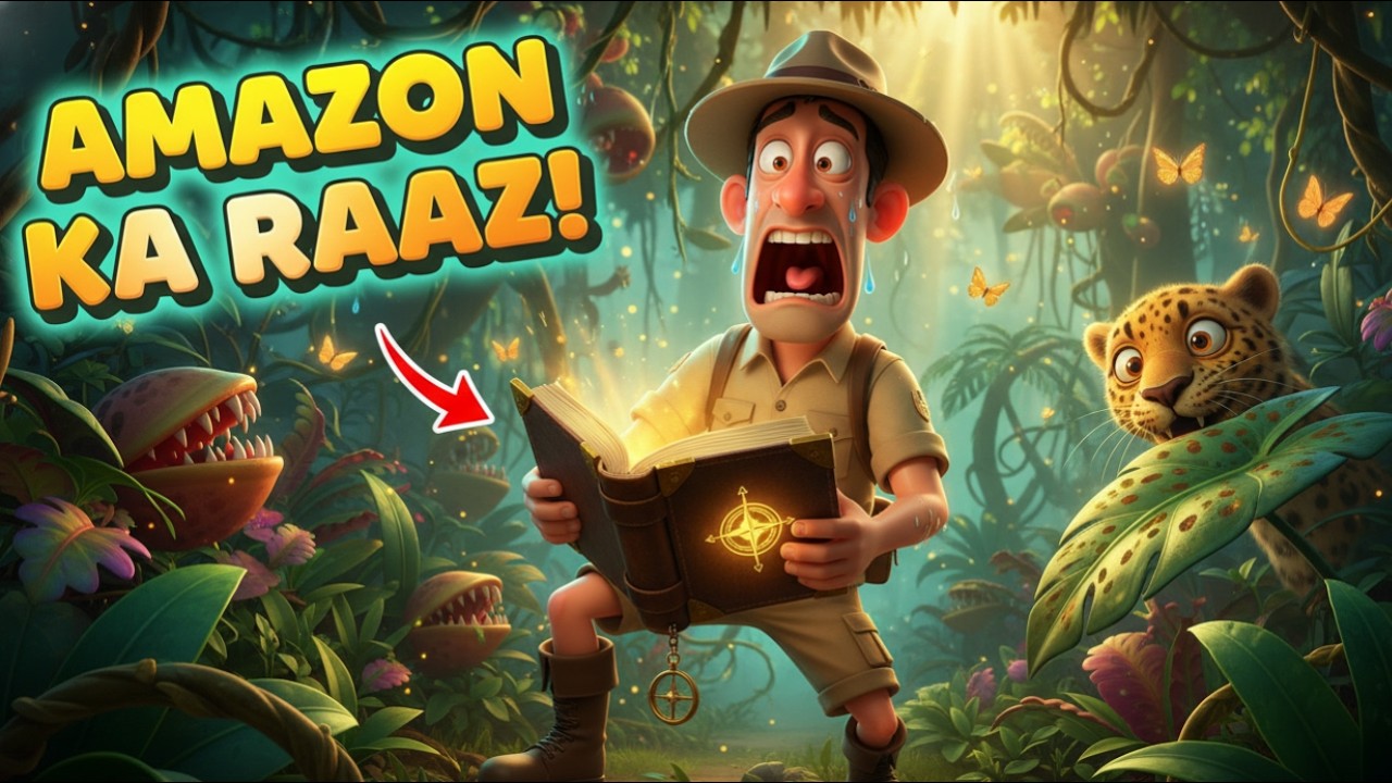 दादाजी की पुरानी डायरी और अमेज़न का खौफनाक जंगल  ! हिंदी कहानियाँ | कार्टून कहानी | हिंदी कहानियाँ