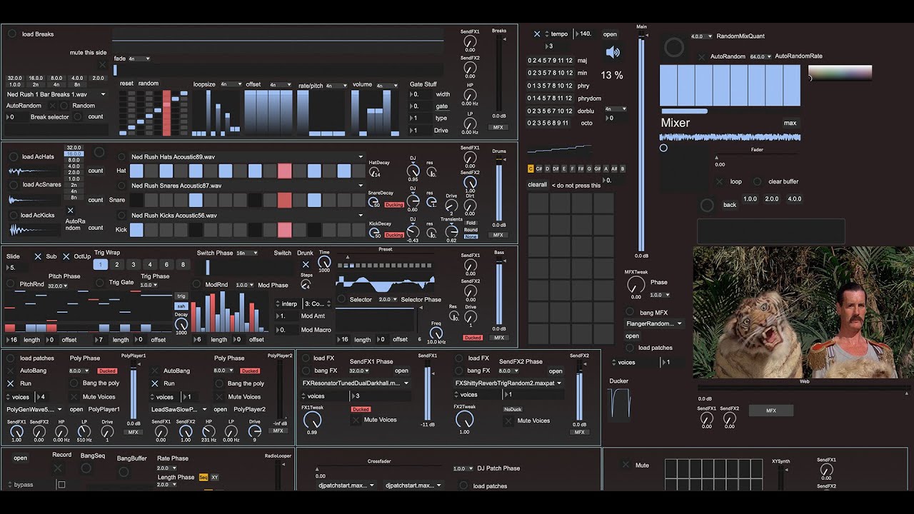 NED RUSH LIVE - HOST 4 #musicproducer #maxmsp #electronicmusic