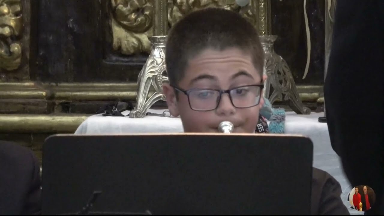 A ti Manué,sólo trompeta con 13 años