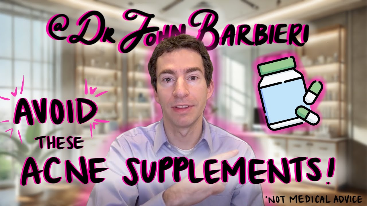 Be careful about these acne supplements | Dermatologist and acne expert explains