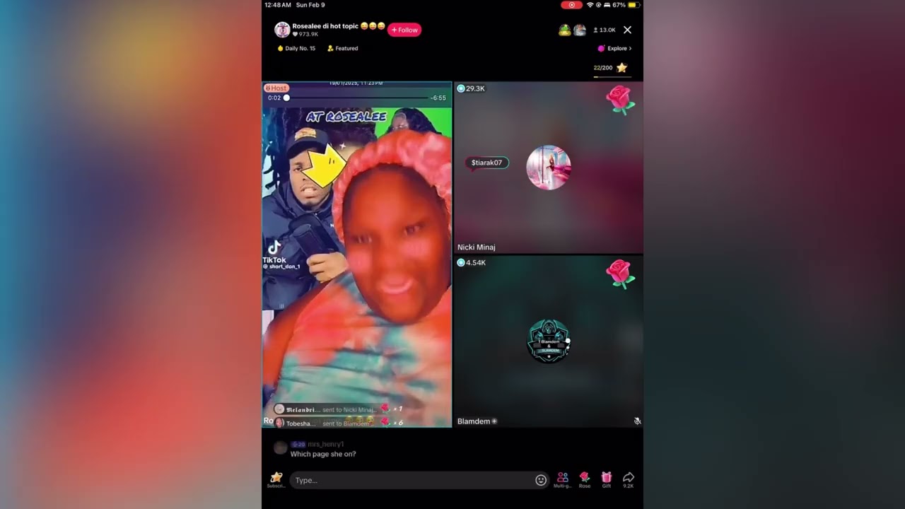 Nicki Minaj - TikTok Live (February 8, 2025)