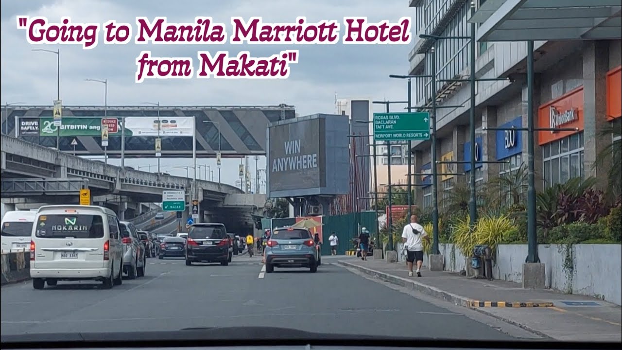 Going to Manila Marriott Hotel from Makati #roadtrip #vlog #hotel #marriotthotels