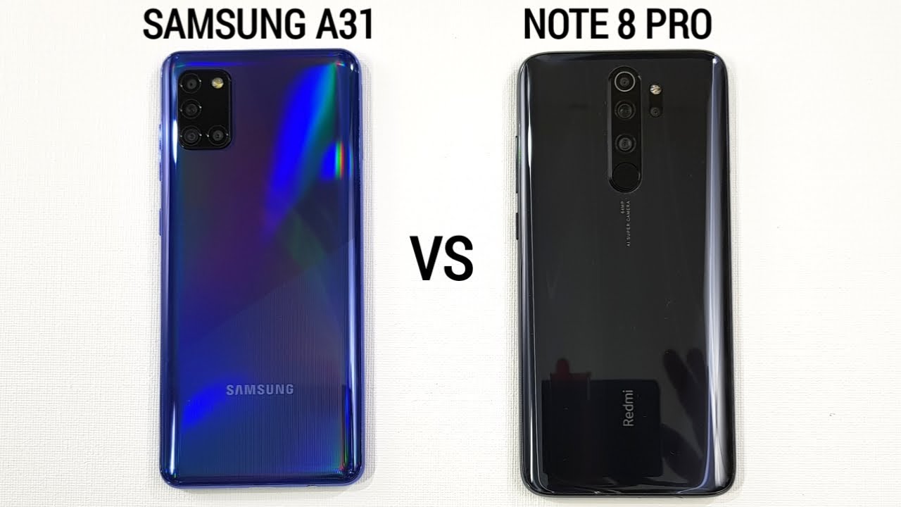 Samsung Galaxy A31 vs Redmi Note 8 Pro Speed Test & Camera Comparison