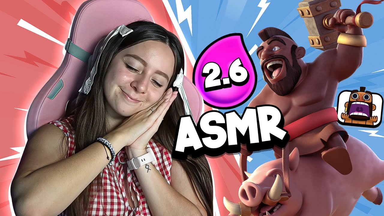 ASMR | JUGANDO EL MAZO 2.6 EN CLASH ROYALE 🐷✨