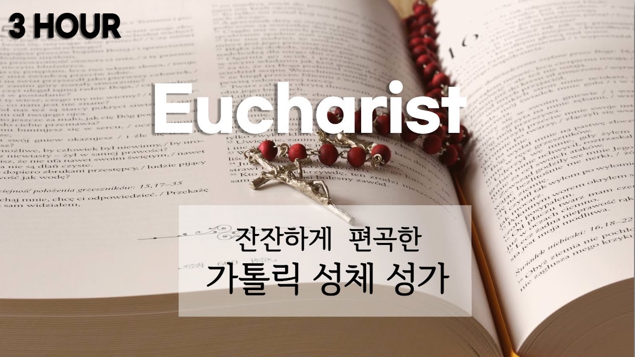 [3 HOUR] 잔잔하게 편곡한 가톨릭 성체성가 모음 - EUM PIANO/ Eucharist/ 가톨릭 성가 모음집 / Collection of Catholic Chorus