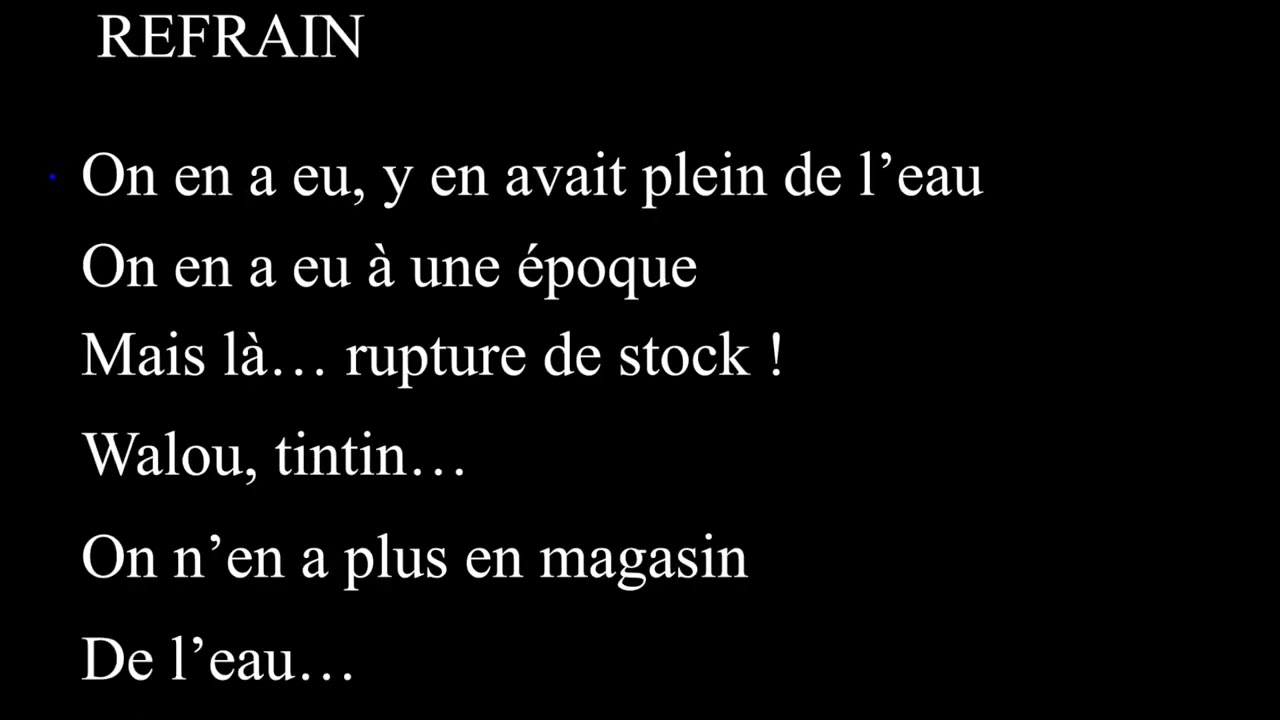 Rupture De Stock (de Richard Gotainer) version pour la chorale de notre &eacute;cole !
