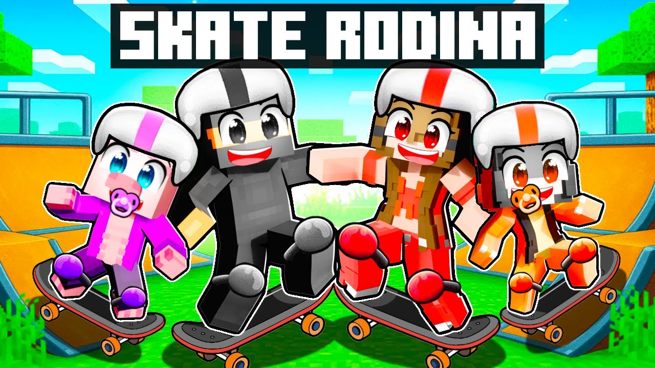 Mám SKATER RODINU v Minecraftu!