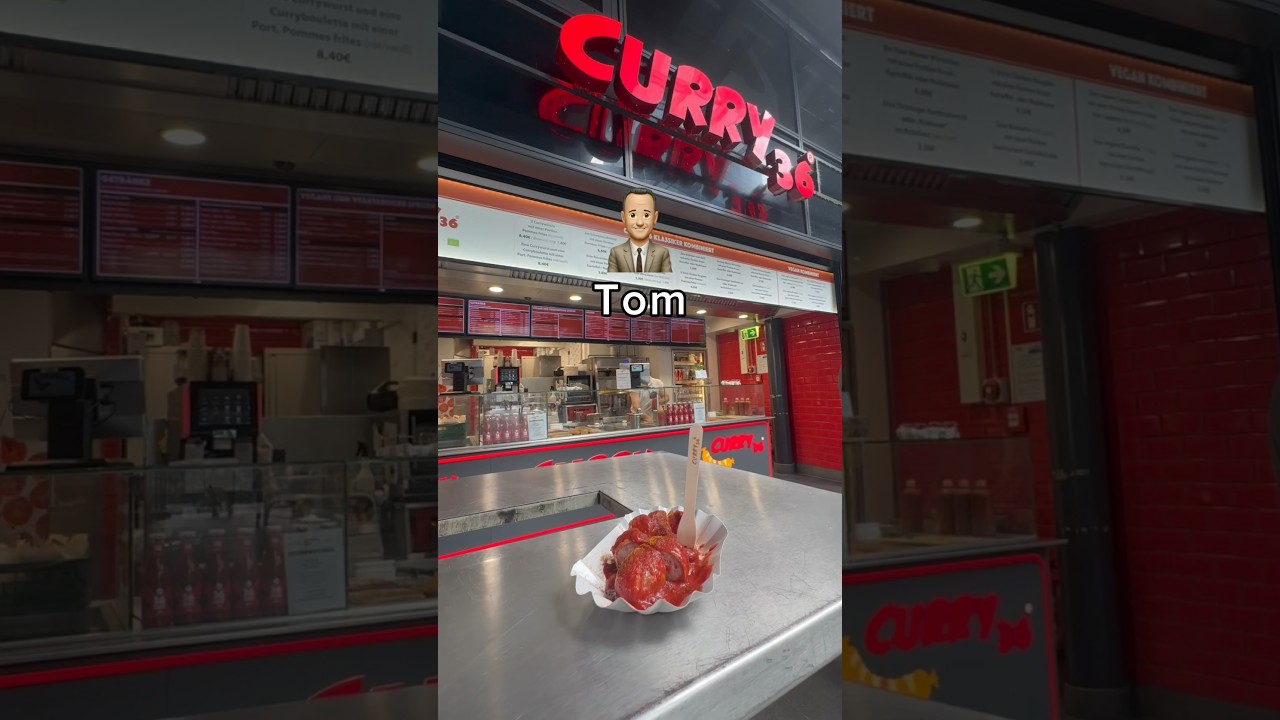 Tom Hanks&rsquo; favorite Berlin food 🇩🇪 #Currywurst