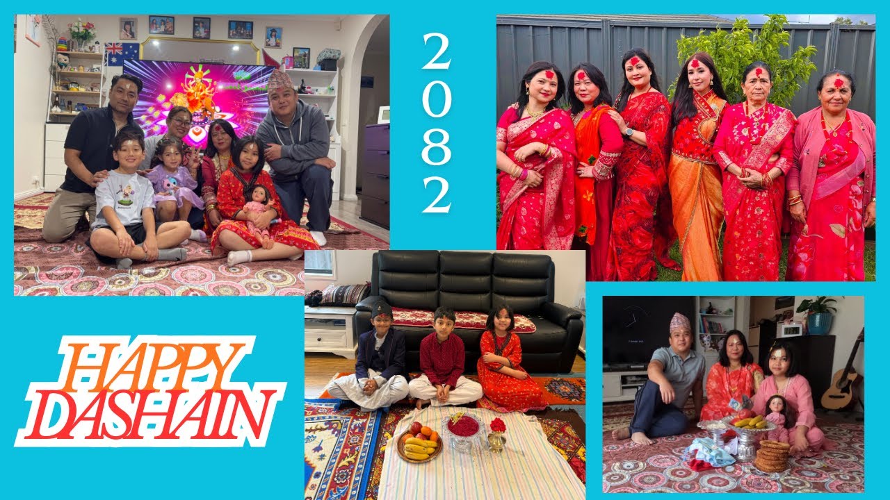 Dashain Celebration 2082⎮Melbourne Australia🇦🇺⎮Alyhaan👨&zwj;👩&zwj;👧⎮🇳🇵