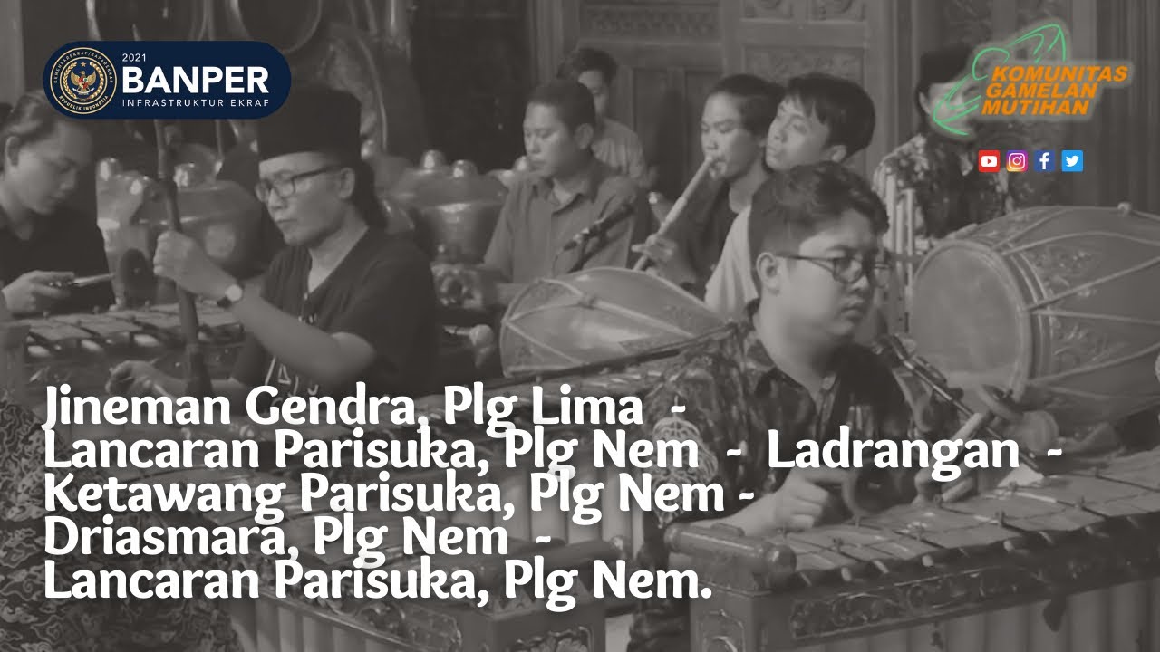 Jineman Gendra Plg Lima-Lancaran Parisuka-Ldr-Ketawang Parisuka-Driasmara-Lcr Parisuka Plg Nem