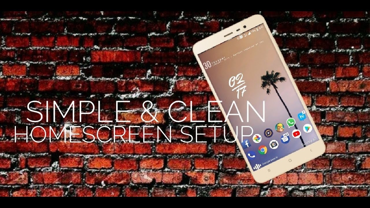 Simple & Clean Homescreen Setup | Must Try |